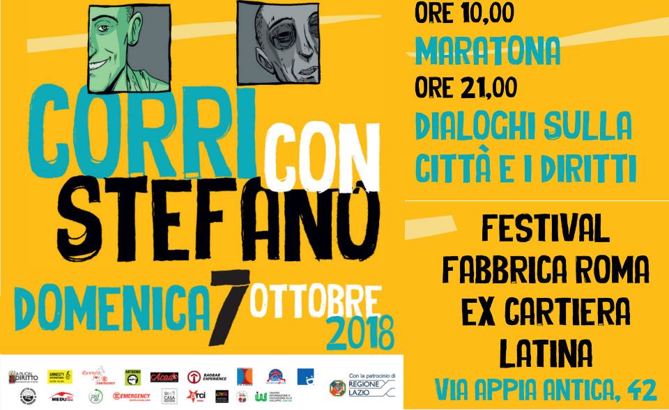 Corri con Stefano – Memorial Stefano Cucchi 2018